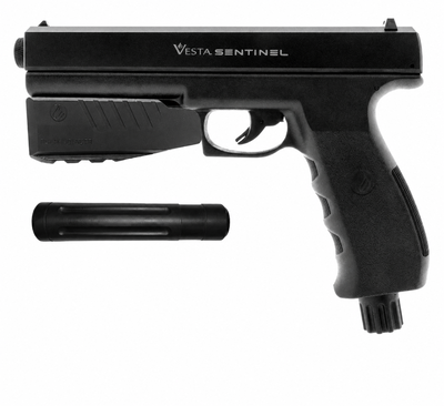 Pistola CO₂ VESTA Sentinel .50 + Tachyon-S + FlashLoader