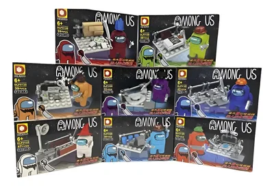 Set de Bloques x 8 Among Us