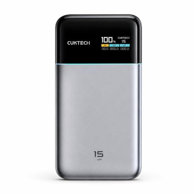 Power Bank Cargar Rapido No. 15 Air 15000mAh 90W Gris