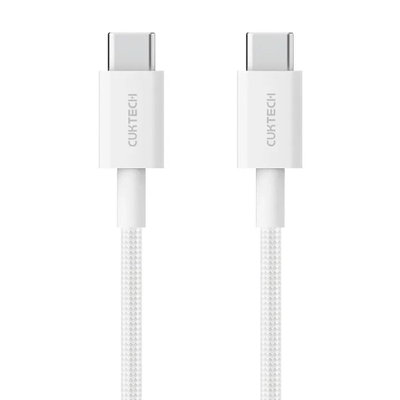 Cable USB-C 60W 1.5M (PD3.0) Carga  rápida, transmisión de datos  480Mbps Blanco