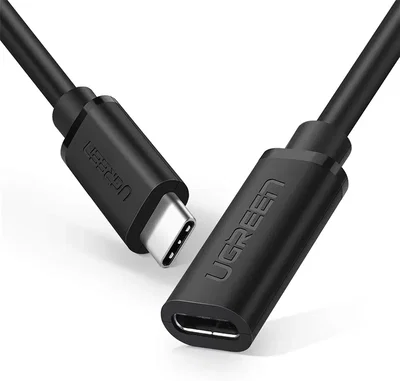 UGREEN Cable de extensión USB-C (10 Gbps), USB 3.2 tipo C macho a hembra de carga rápida