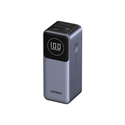 POWER BANK  CARGA RAPIDA 12000 mAh 100 W GRIS/NEGRO