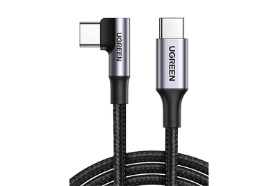 Cable Ugreen USB C a USB C de 60W, ángulo recto de 90 grados tipo C 50123