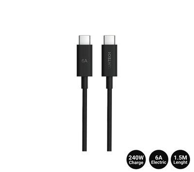 Cable USB-C 240W 1.5M (PD3.1) con  E-Marker, Carga ultral rápida,  transmisión de datos 