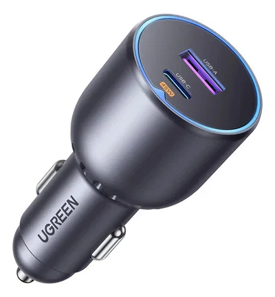 Cargador para Auto 63w Ugreen Carga rapida Doble Puerto - Dual Usb EC701-35023