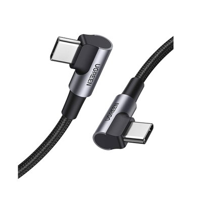Cable Ugreen Usb-c A Usb-c En Angulo 90 Pd 3a 60w 1M 70529
