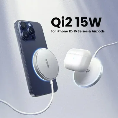 Cargador Magnetico Inalambrico Magsafe Ugreen Qi2 15w Mfi 35565