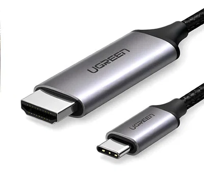 Cable Adaptador Usb C 3.1 A Hdmi Ugreen-4k 60hz -1.5 Metros-Trenzado Nylon Aluminio 50570