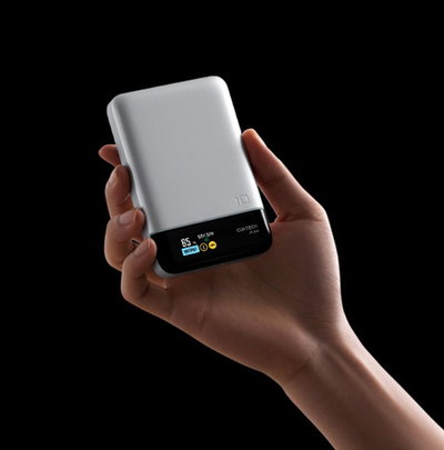 Power Bank Cargar Rapido No. 10 Air Inalámbrico Magnetico  Magsafe 10000mAh 55W Gris