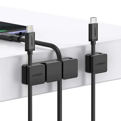 Clips para sujetar cables UGREEN (combinación 3+1) (negro) – LP208 – 70585