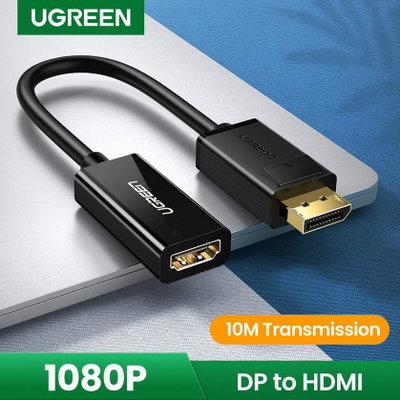 Convertidor UGREEN DisplayPort a HDMI hembra 1080P – MM137 – 40362
