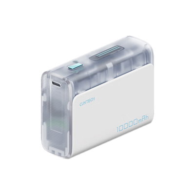 Power Bank Cargar Rapido CP13 10000mAh 30W Blanco Transparente