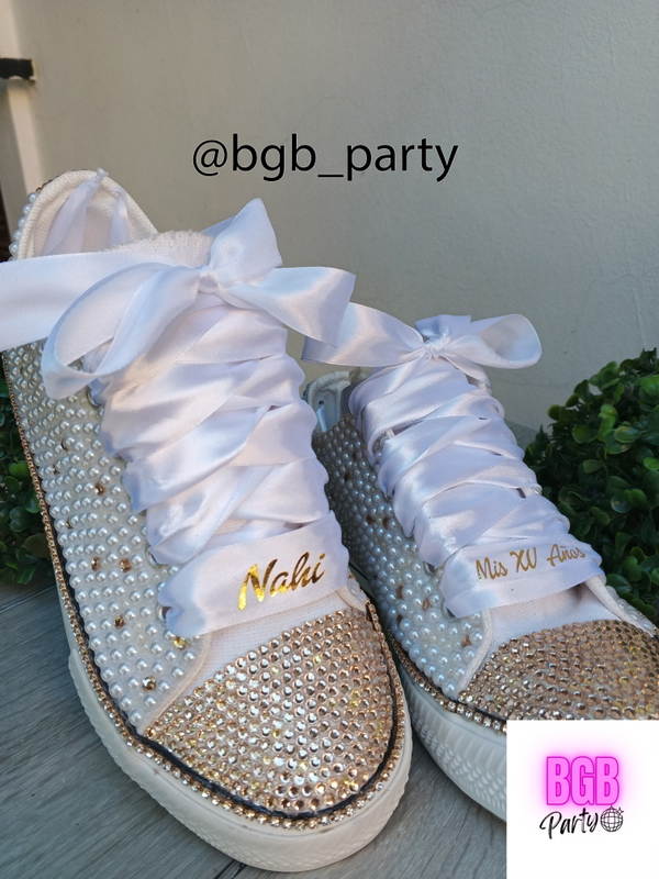 Zapatillas Brillo Real XV Años