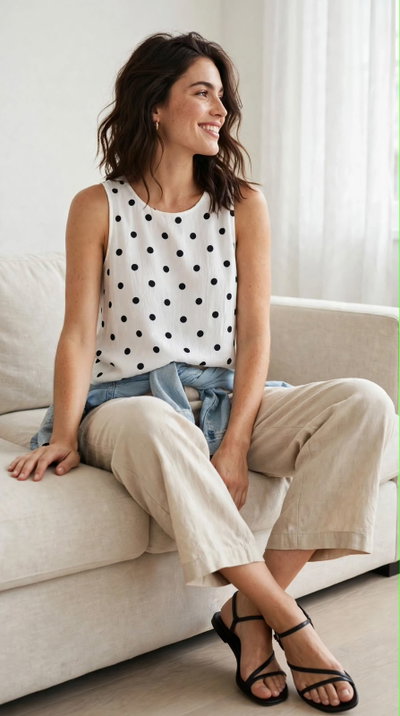 Blusa Lunares