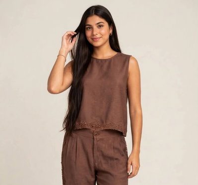 Musculosa con Puntilla