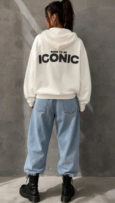 Campera "ICONIC" Rustica con Capucha