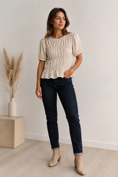 Blusa De Lino Sedificado