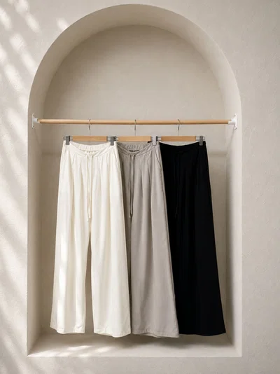 Pantalon de Lino con cordon 