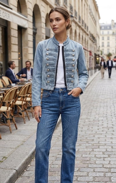 Campera jeans Napoleón