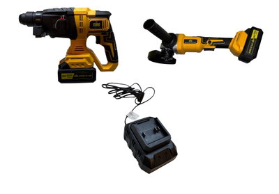 Combo Rotomartillo 20 V Y Amoladora 20 V Inalambricos Isard