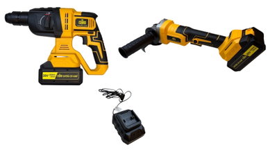 Combo Rotomartillo 20 V Y Amoladora 20 V Inalambricos Isard