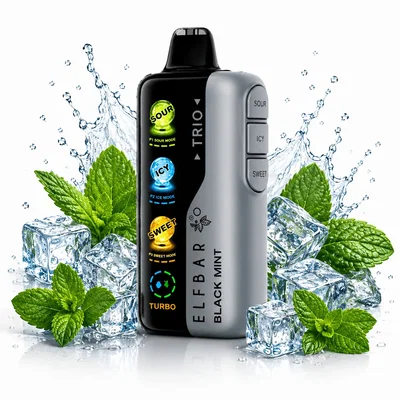 ELFBAR TRIO 40K - BLACK MINT