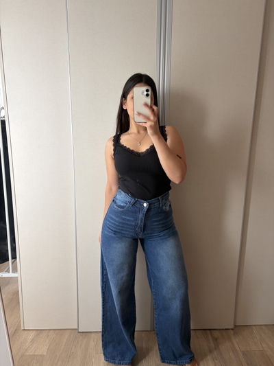 WIDE LEG JULIETA - Azul