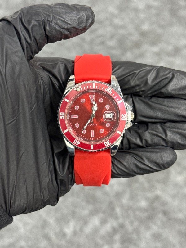ROLEX SILICONA ROJO