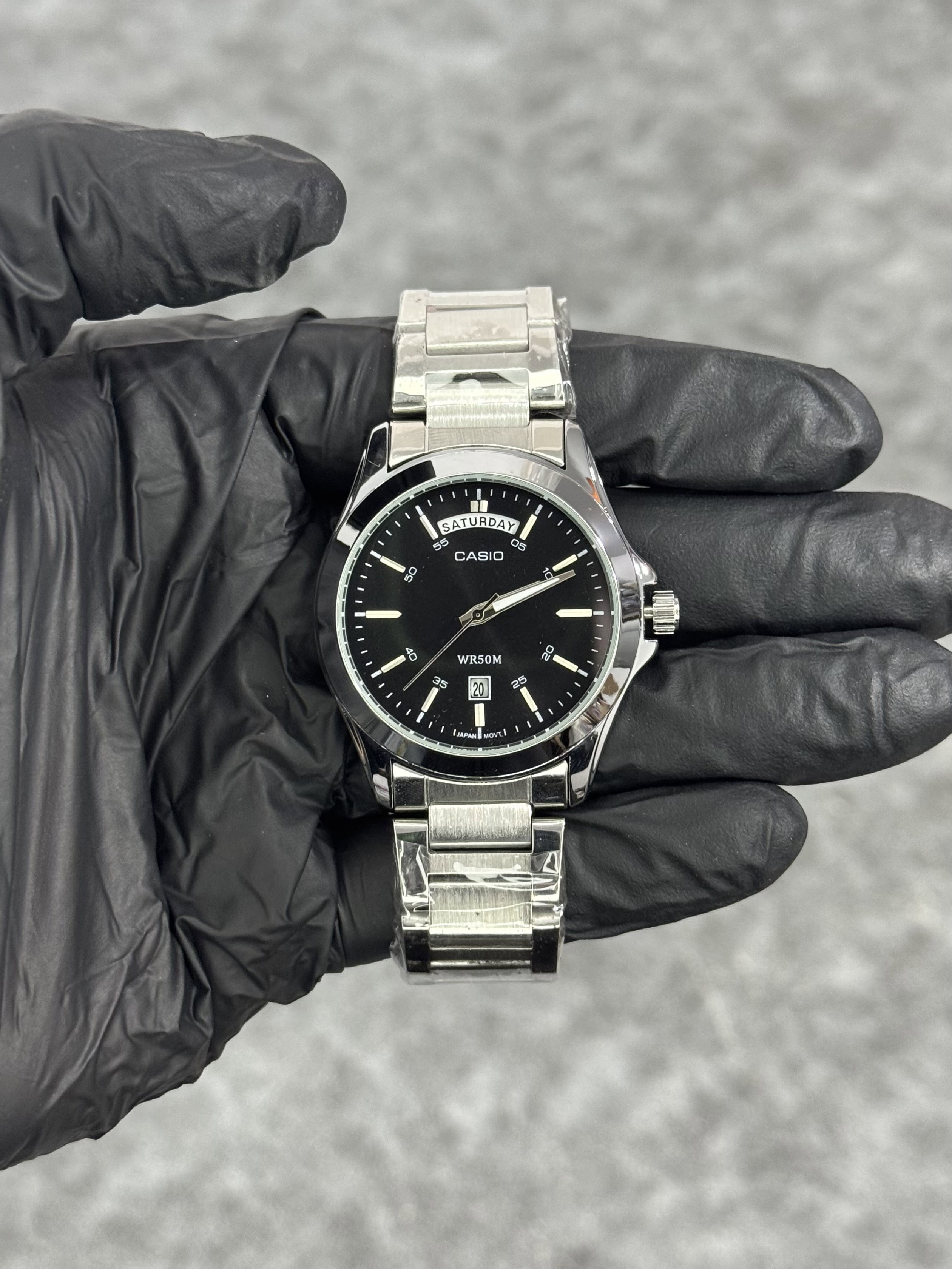 CASIO 15 PLATA NEGRO (premium)