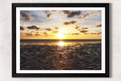 Dorado sobre el mar