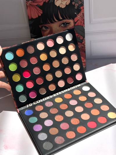 Paleta de sombras x70 colores - TEI