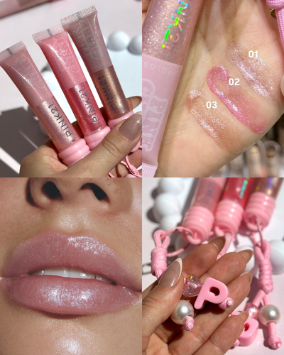 Gloss con destellos & charm - Pink 21