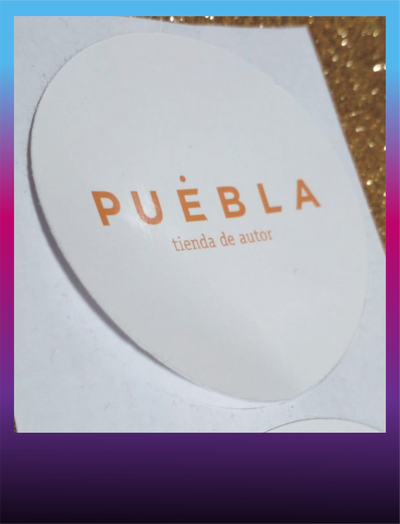 100 Sticker Cierrabolsa Redondo 3cm
