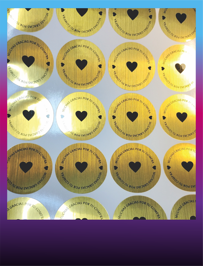 Sticker Metalizado - ORO ANTIGUO