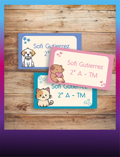 Etiquetas Para Cuadernos