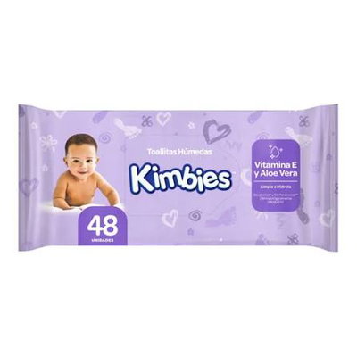 Toallita humeda kimbies 48u para bebes