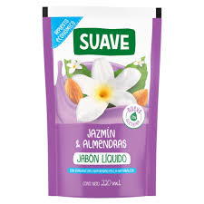 Jabon liquido Suave Jazmin y Almendras respuesto 220ml