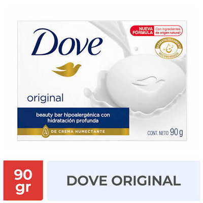 Jabon Dove original 90g