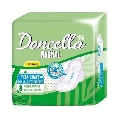 Toallita femenina Doncella 8u 