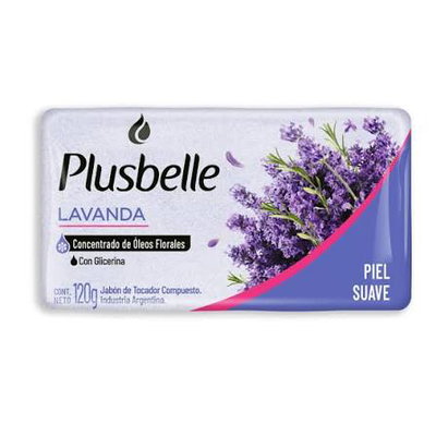 Jabon Tocador Plusbelle Lavanda 120g