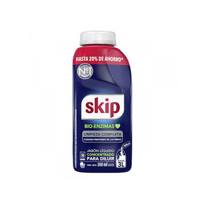 Jabon Skip para diluir rinde 3L