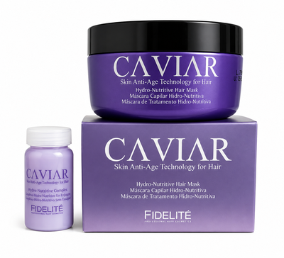 Combo Fidelite Caviar mascara capilar + ampolla 