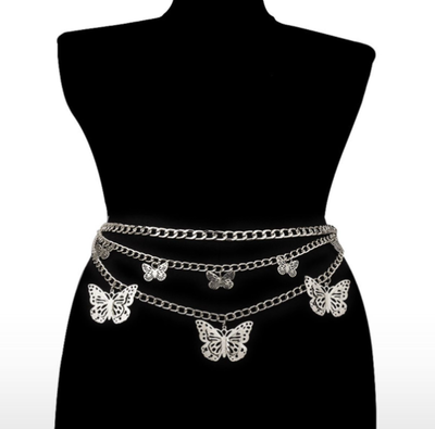 Cadena para Cintura Mariposa