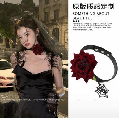 Chocker Rose Goth