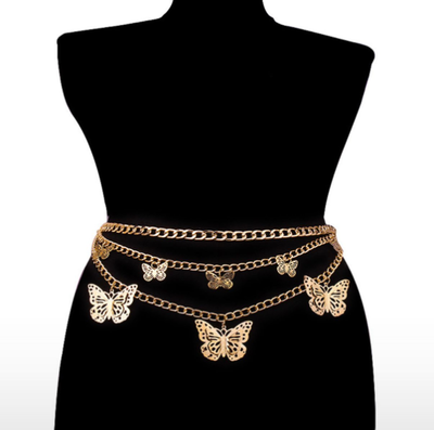 Cadena para Cintura Mariposa