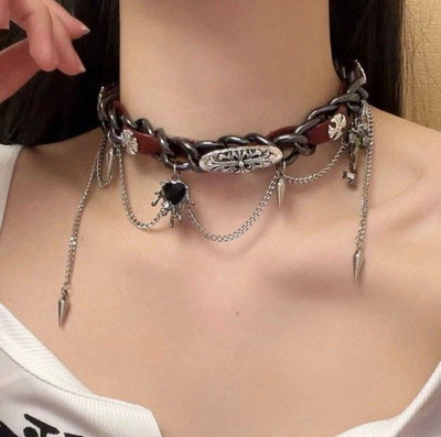 Chocker Chrome Hearts