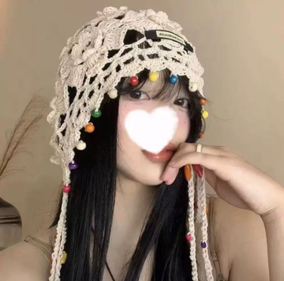 Gorro Tejido con Cuentas