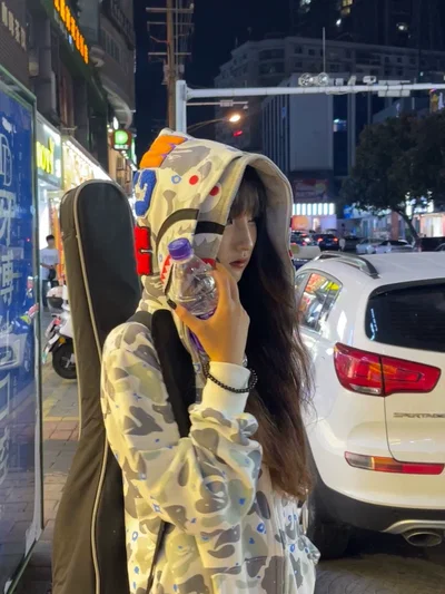 Campera Bape Shark Blanco