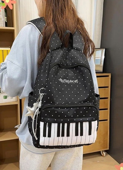 Mochila Piano con Llavero