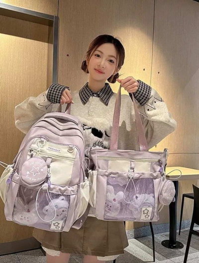 Set Mochila con Peluches